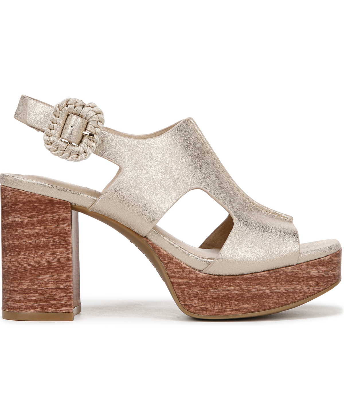 LIFESTRIDE WOMEN'S AUDRA OPEN SQUARE TOE BLOCK HEEL PLATFORM SANDALS 