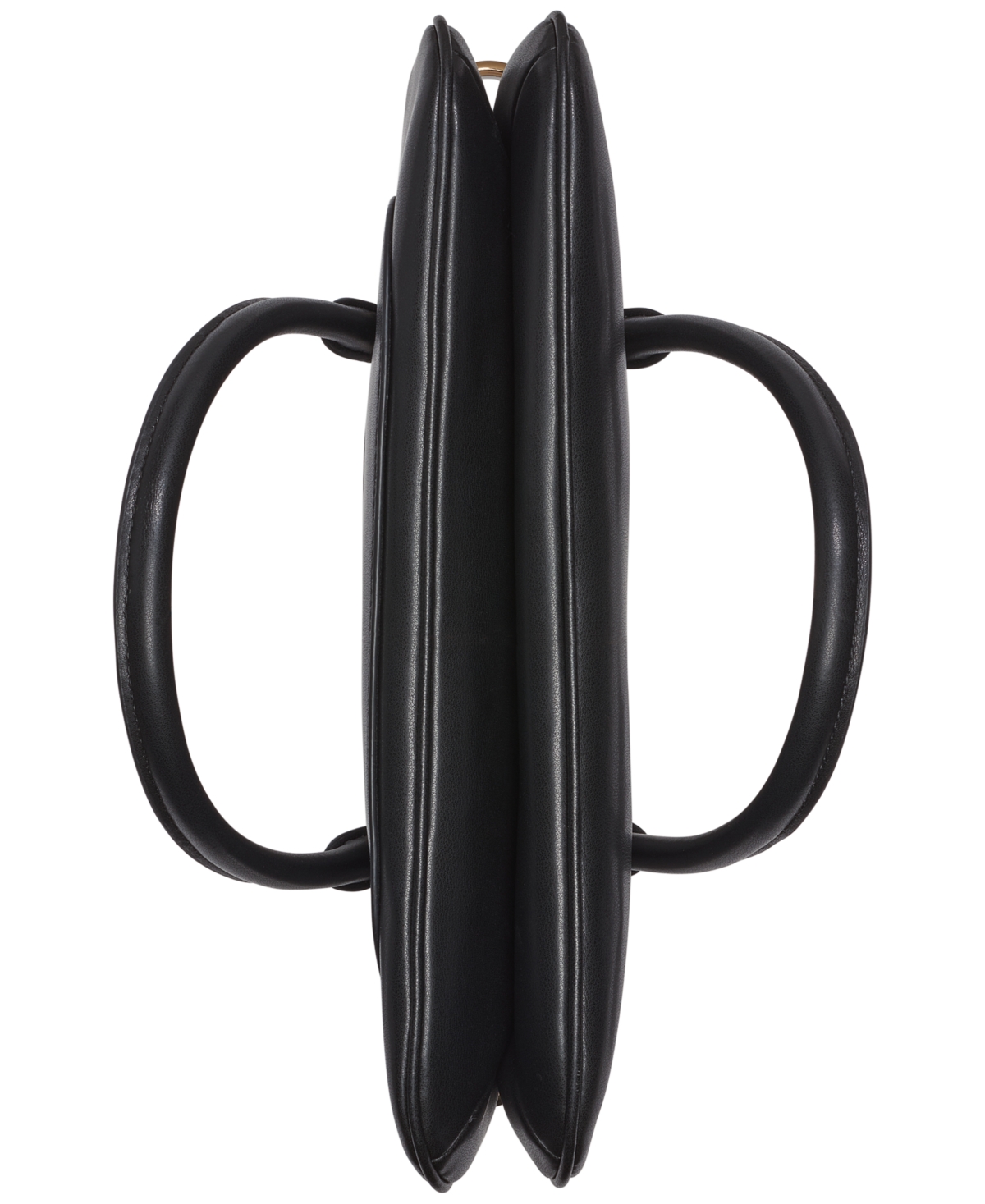 Karl Lagerfeld Nadine Large Leather Satchel Crossbody In Black