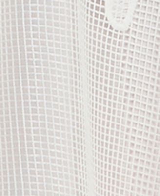 Juniors' Jacquard Mesh Lined Dress