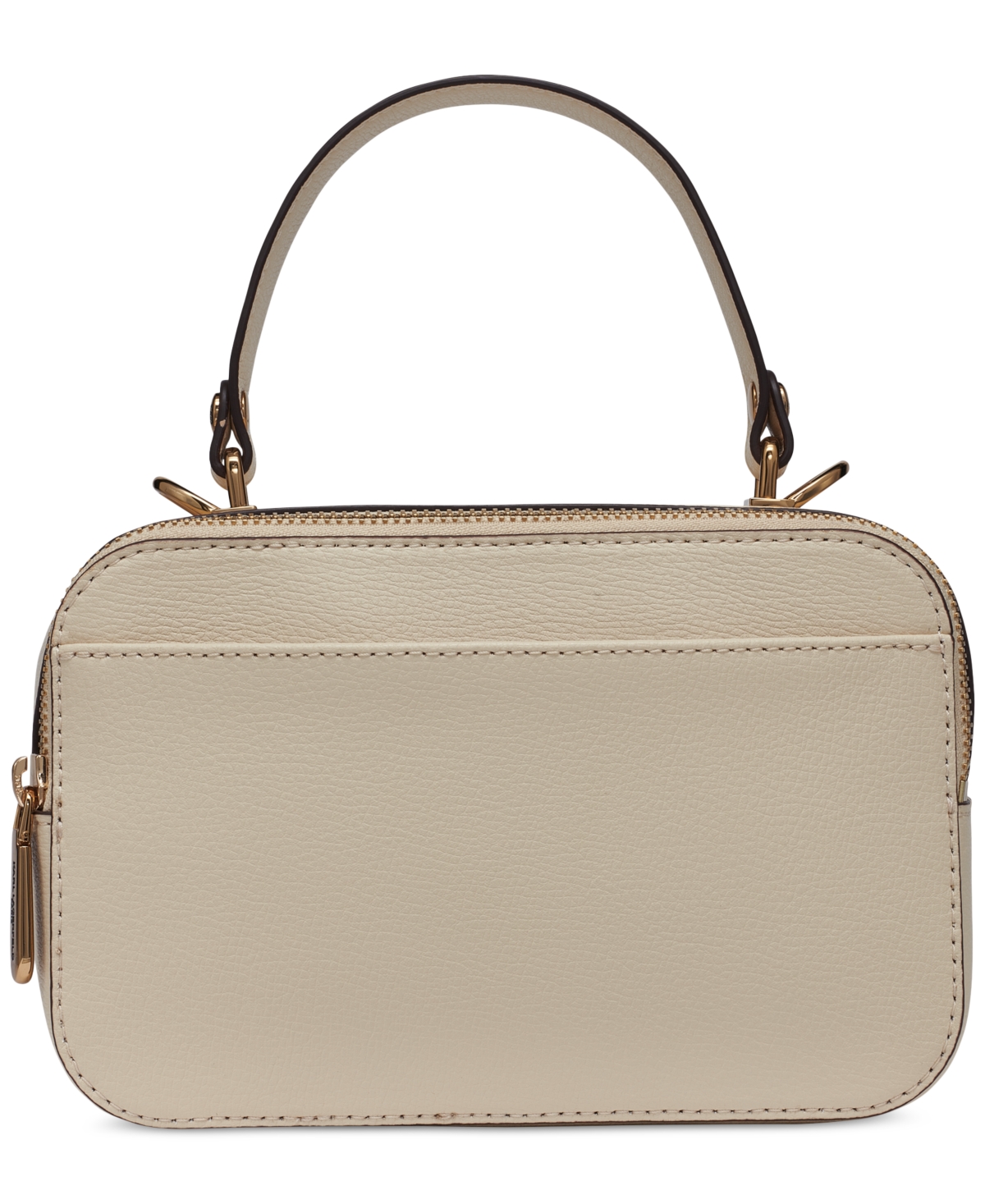 Karl Lagerfeld Simone Small Leather Crossbody In Brie