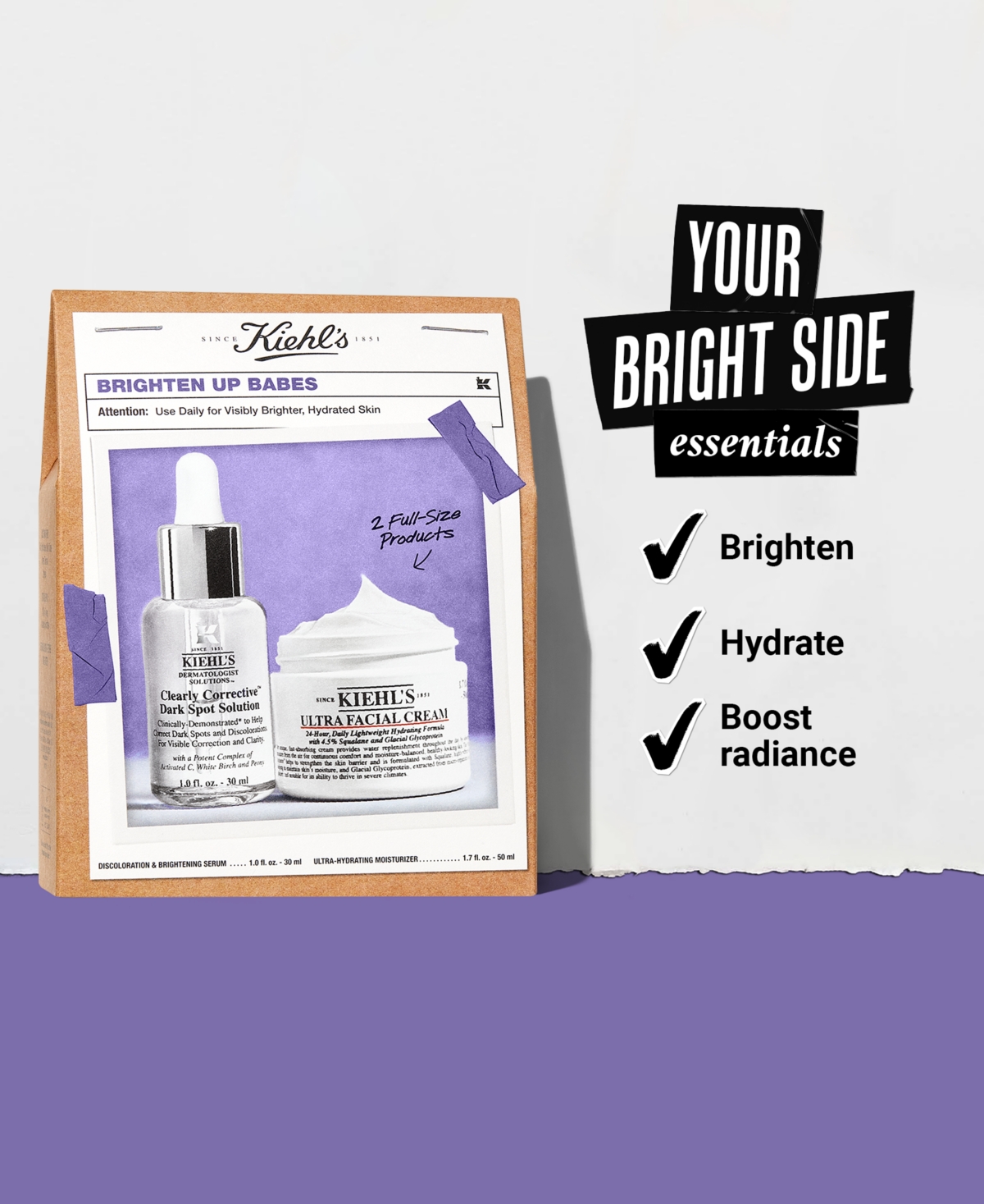 Kiehl's Since 1851 2-pc. Brighten Up Babes Skincare Set In No Color