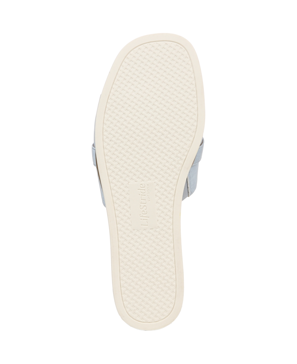LIFESTRIDE WOMEN'S GENEVIEVE SQUARE OPEN TOE SLIDE PLATFORM SANDALS 