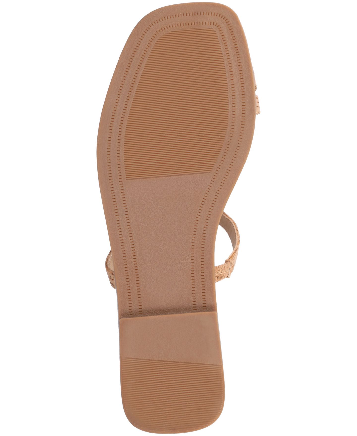 Женские сандалии Journee Collection Brisa Multi Strap Slip On Flat, цвет: Cork — фото 7