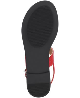 Women's Gerra T Strap Toe Ring Flat Sandals