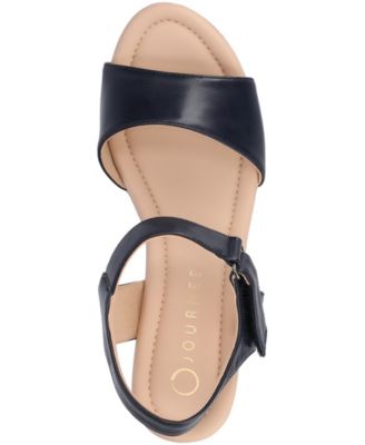 Women's Ranae Ankle Strap Platform Cork Wedge Sandals