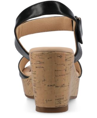 Women's Ranae Ankle Strap Platform Cork Wedge Sandals