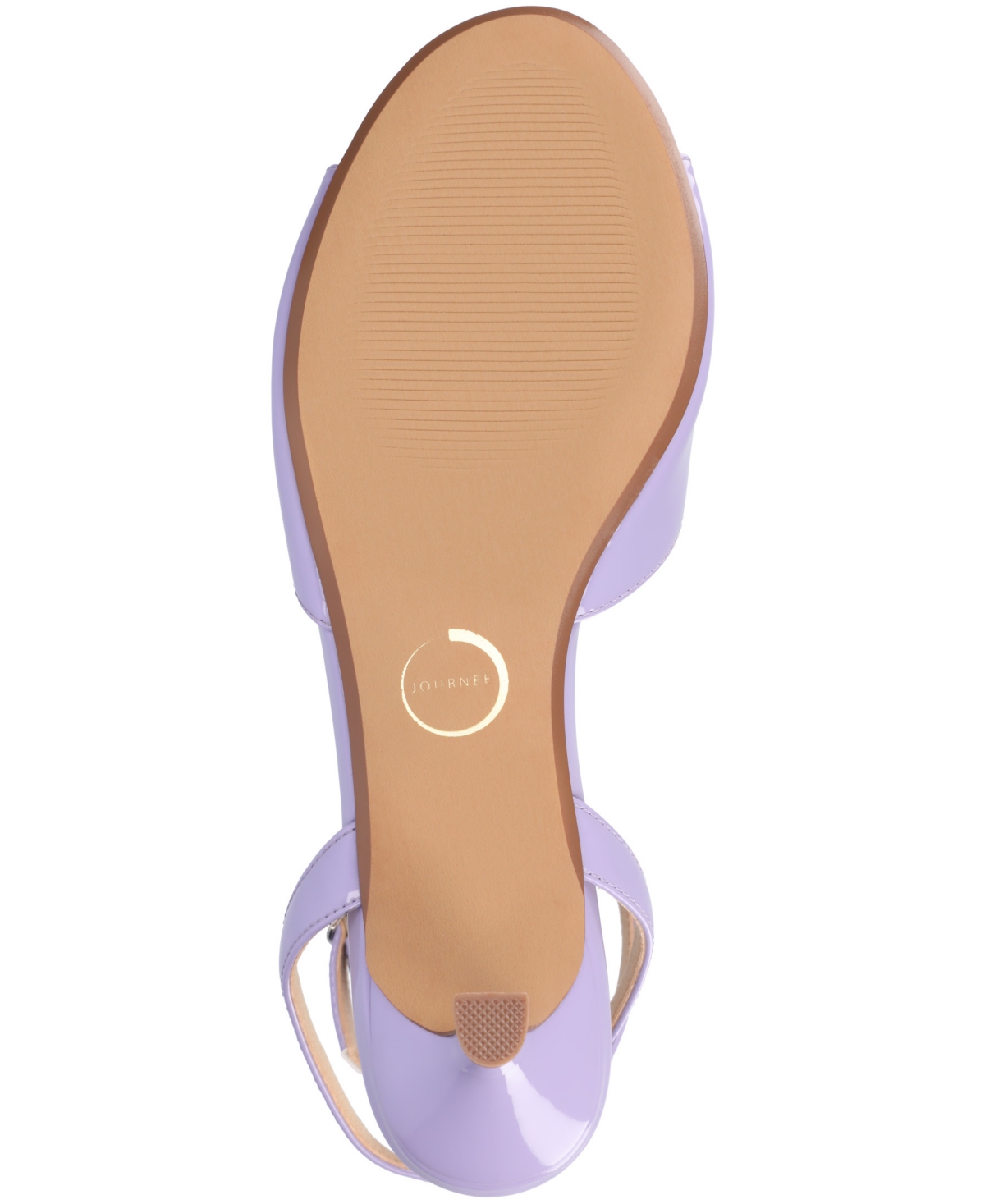 Journee Collection Women's Jennifer Ankle Strap Sandals In Lilac