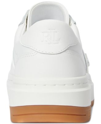Lauren Ralph Lauren Women's Harlie Lace-Up Sneakers - Macy's