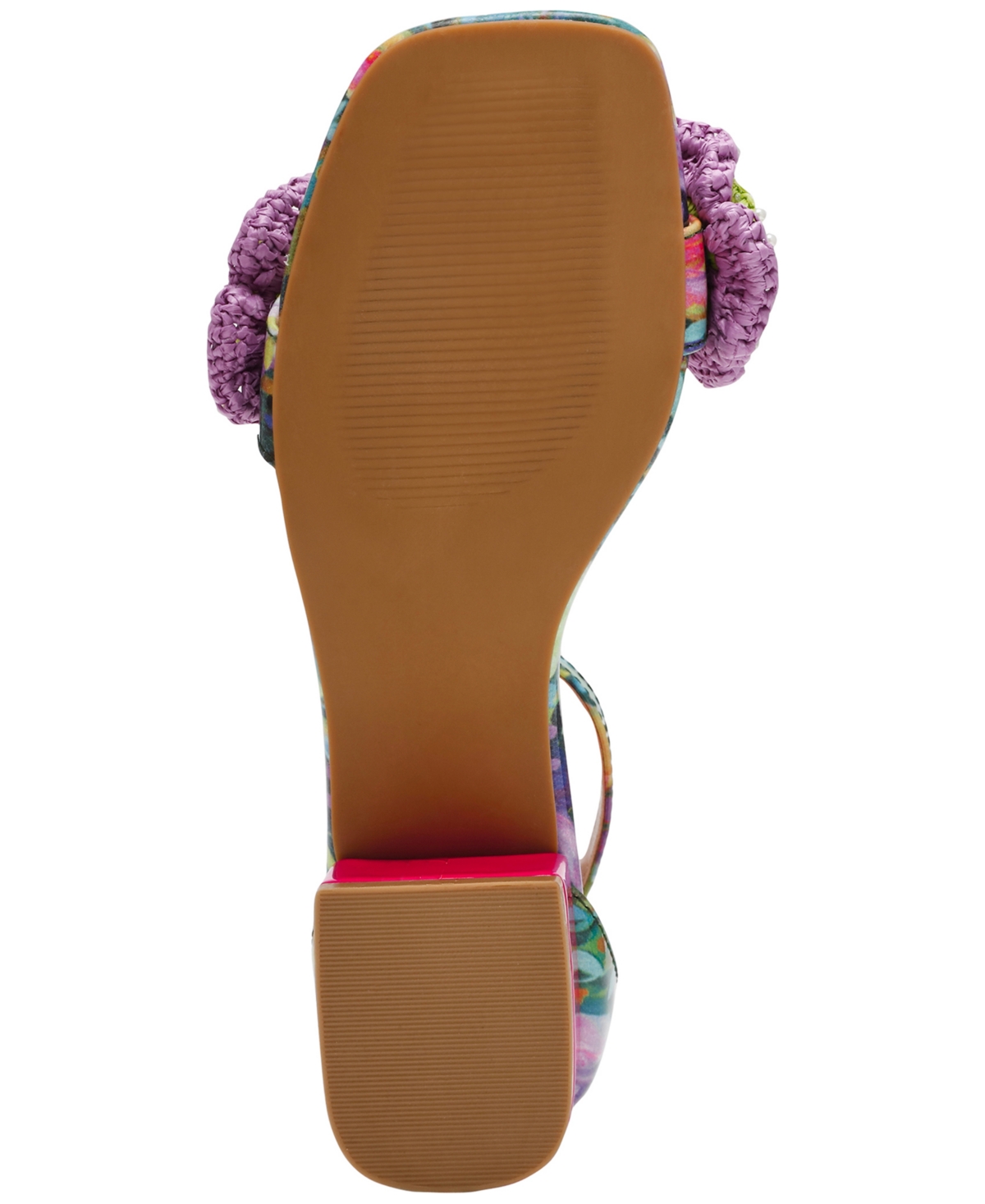 BETSEY JOHNSON WOMEN'S BRANDEE MACRAME EMBELLISHED SANDALS 
