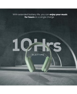 GabbaGoods Platinum Vibe Over Ear Stereo Sound Bluetooth Headphones with Built-In Mic