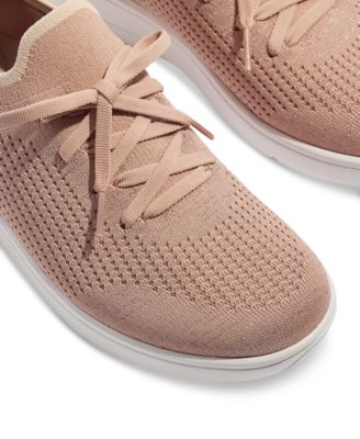 Women's Super-Q Knit Slip-On Lace-Up Sneakers