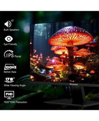 LED Rechargeable Wireless Mouse and 24 Inch Computer Monitor 100hz 1920 x 1080p with HDMI