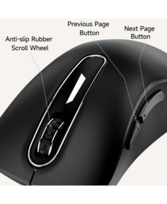 Wired Mouse, USB Computer Mouse 1200 DPI Mobile Optical Mouse Ergonomic Design Computer Mice with 5FT Cord for Laptop, PC, Desktop, MacBook, 5 Buttons