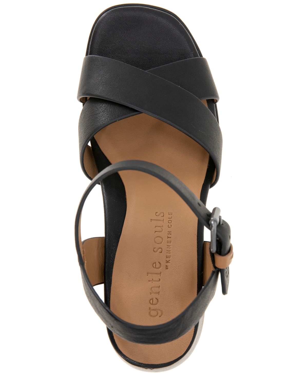 Shop Gentle Souls Women's Rimini Block-heel Dress Sandals In Black Leather