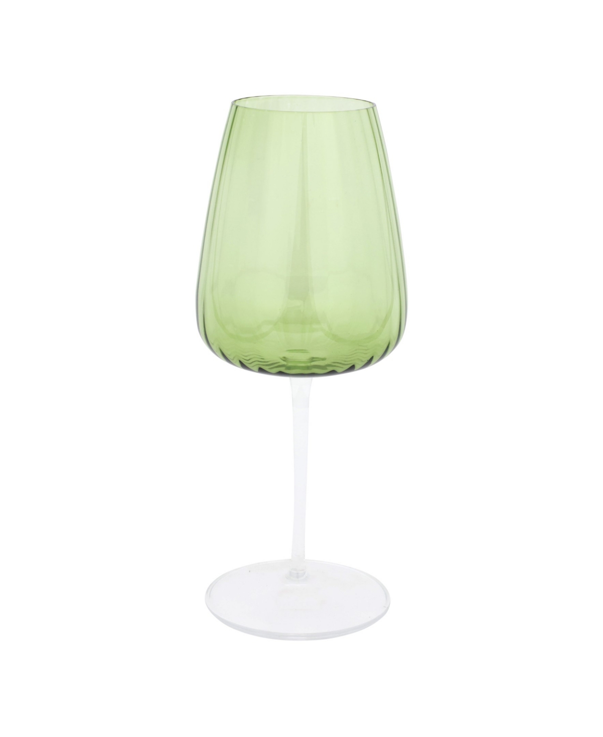 Vietri Francesca Water Glass In Green