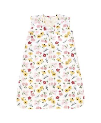 Hudson Baby Baby Girls Hudson Plush Faux Fur Sleeping Bag Wearable Blanket - Soft painted floral 28$