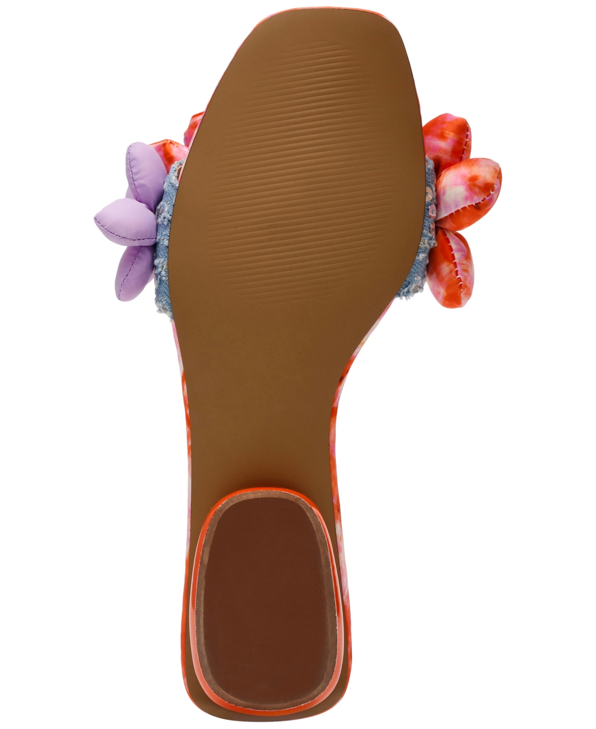 Betsey Johnson Emelia Slide Sandal In Orange Multi