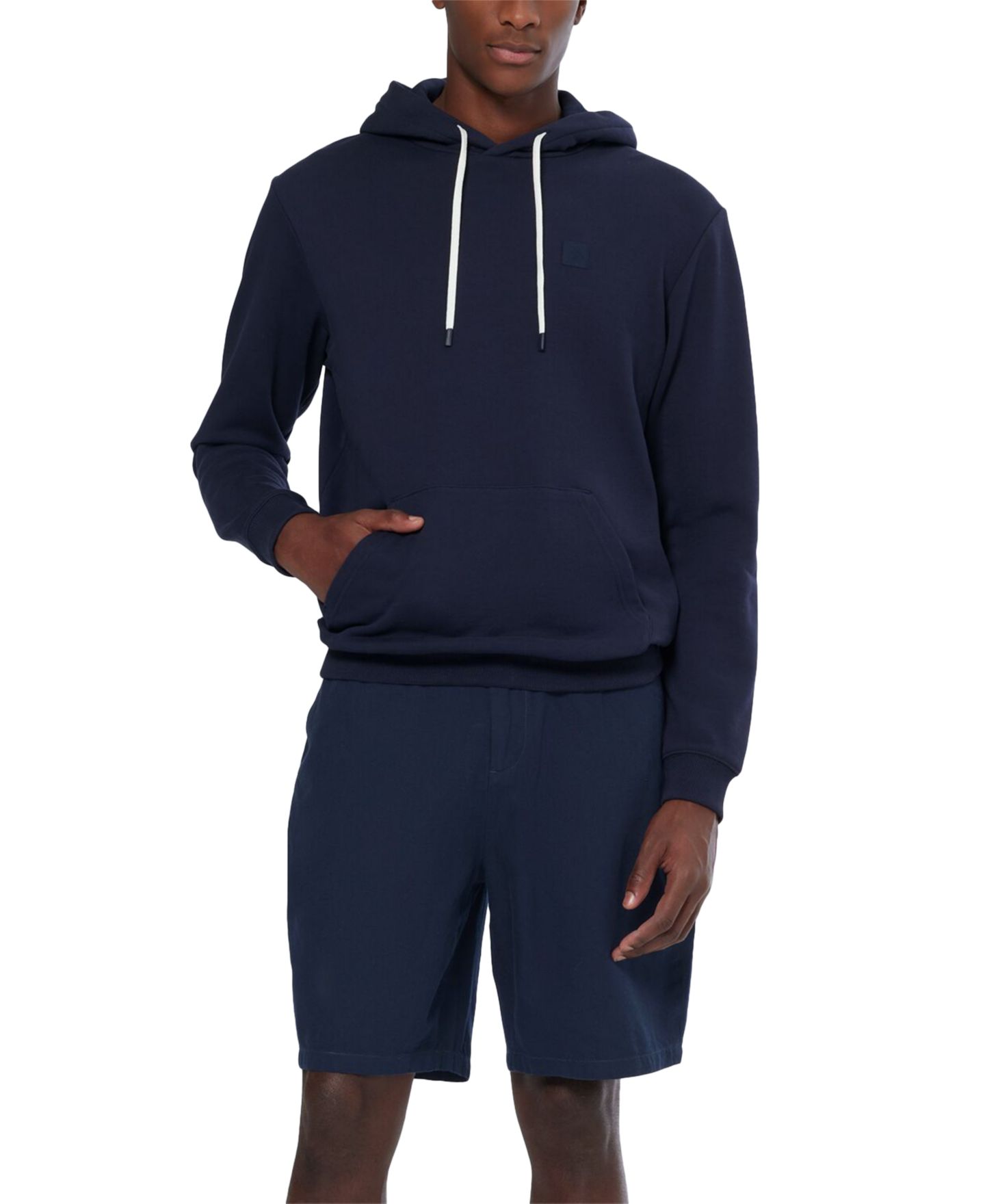 Мужские шорты SCOTCH & SODA 8.3" Drawstring Linen, цвет: Тёмно-синий — фото 2