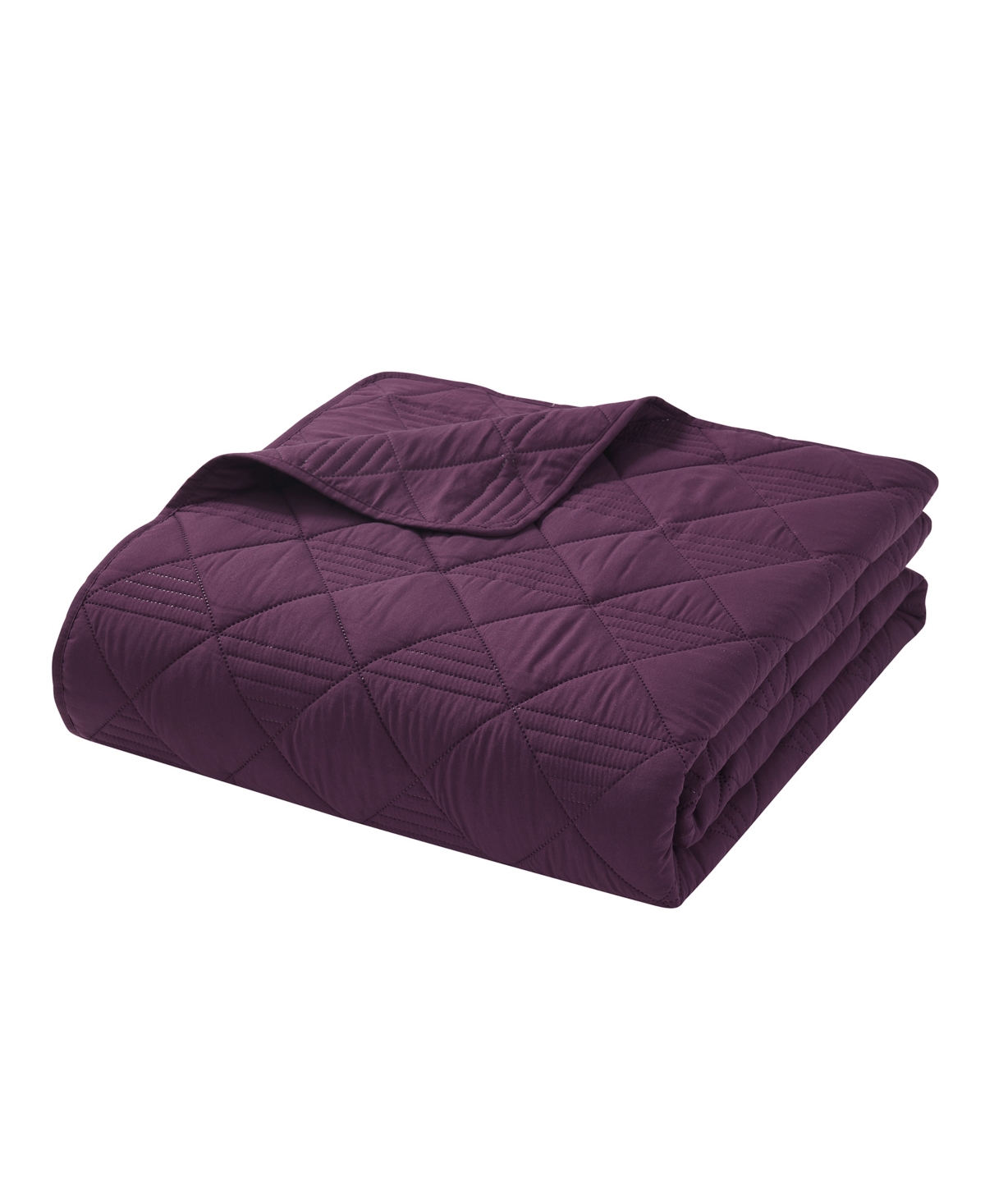 Vcny Home Lucy Pinsonic Diamond 3-pc. Quilt Set, Full/queen In Burgundy
