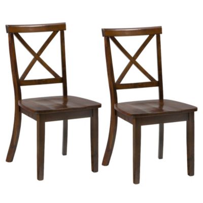 Richmond Cherry X Back Dining Chair (Set of 2)