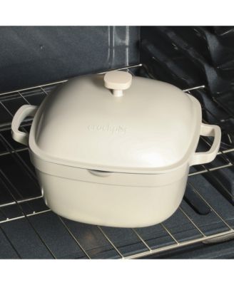 Cast Aluminum 5.2 Quart Dutch Oven Pot with Lid
