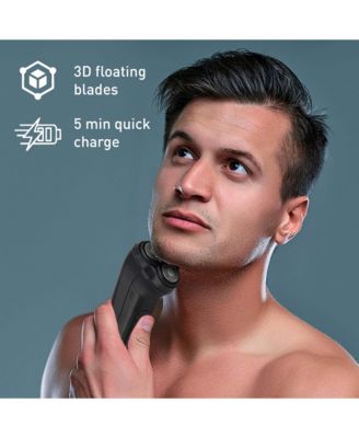 The Ultimate Men's Grooming & Relaxation Bundle – Beard Care, Electric Shaver, and Massage Gun