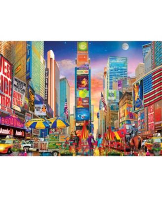 Travel Diary - Broadway, Times Square 500 Piece Jigsaw Puzzle