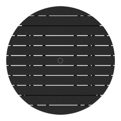 Kids 5-Piece HDPE Outdoor Patio Round Dining Table and Chairs Set