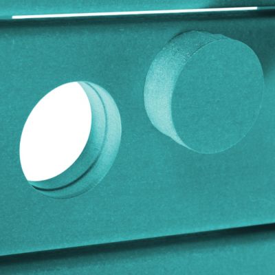 Kids 5-Piece HDPE Outdoor Patio Round Dining Table and Chairs Set