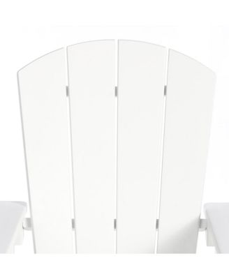 Kids 5-Piece HDPE Outdoor Square Patio Dining Table and Chairs Set