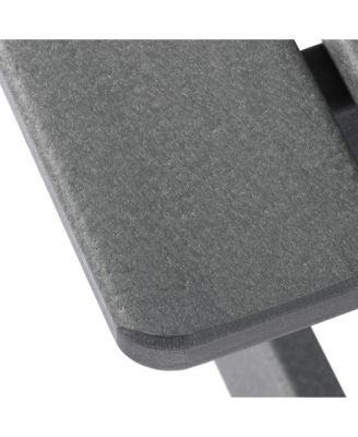 Outdoor Patio Kids HDPE Plastic Picnic Bench Table