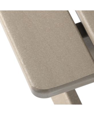 Outdoor Patio Kids HDPE Plastic Picnic Bench Table