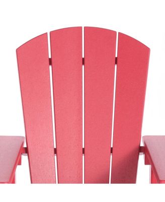 5-Piece HDPE Outdoor Square Patio Dining Table and Chairs Set