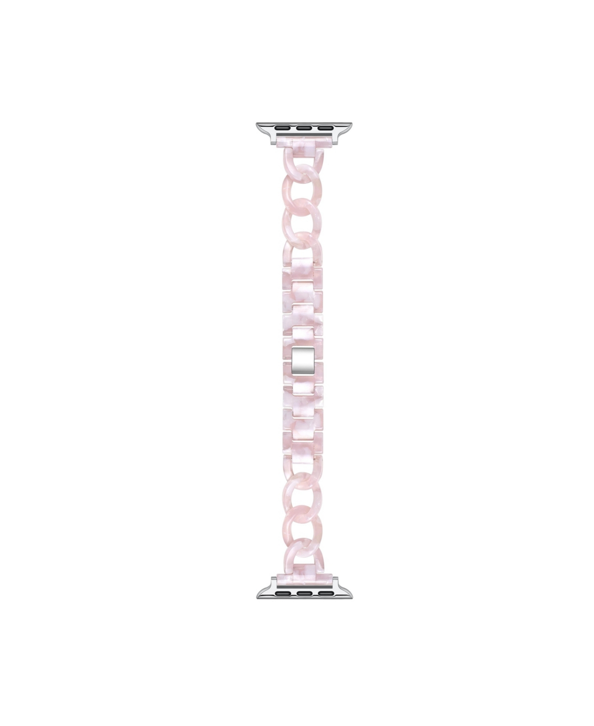 Posh Tech Kit Tortoise Resin Link Band For Apple Watch, Fits All Apple Watch Models In Blush Tortoise