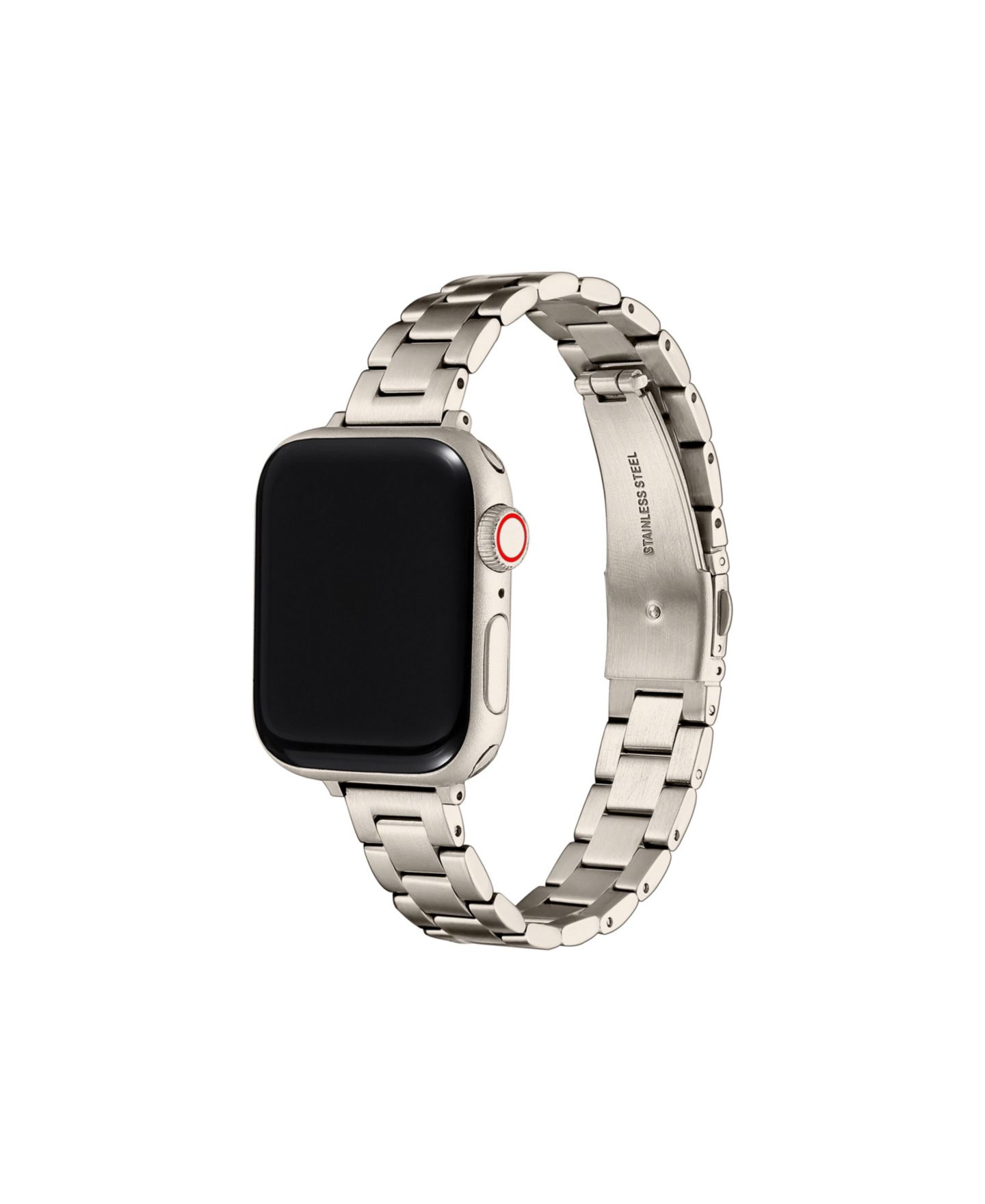 Детский ремешок для часов Posh Tech Sloan Skinny Stainless-Steel Band for Apple Watch, Fits All Apple Watch Models — фото 1