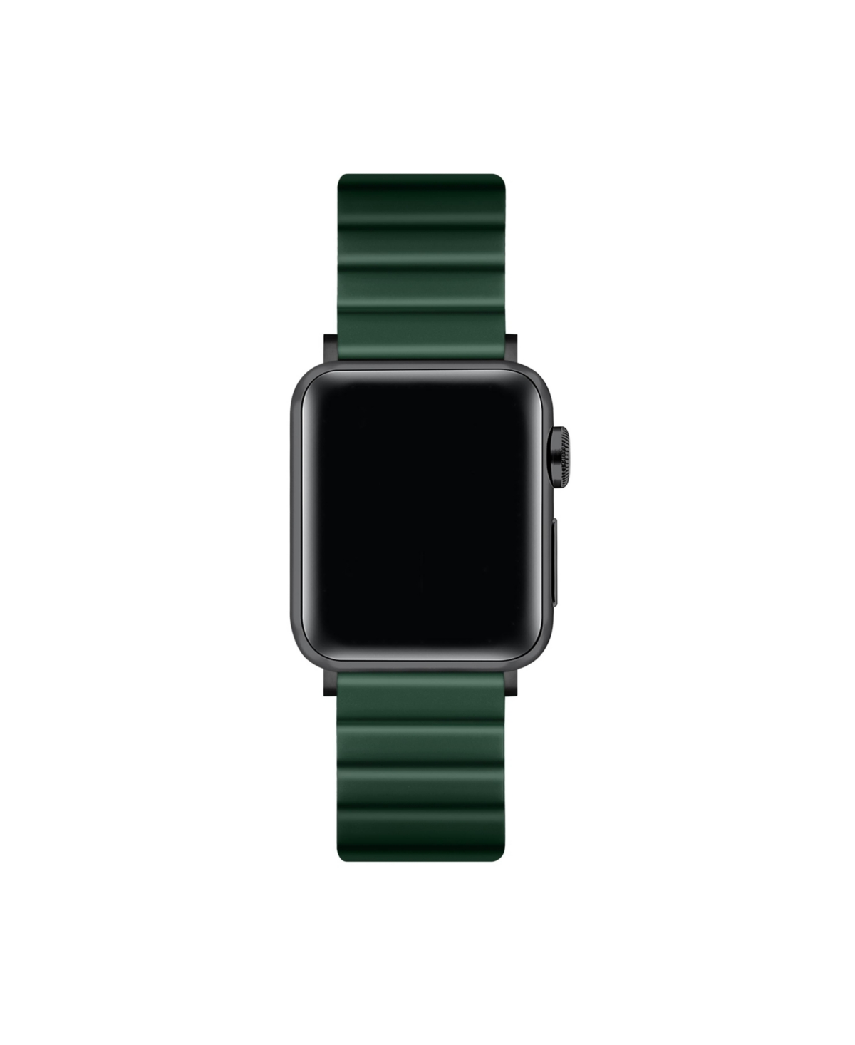 Posh Tech Magnetic Silicone Band For Apple Watch, Fits All Apple Watch Models In Dark Green