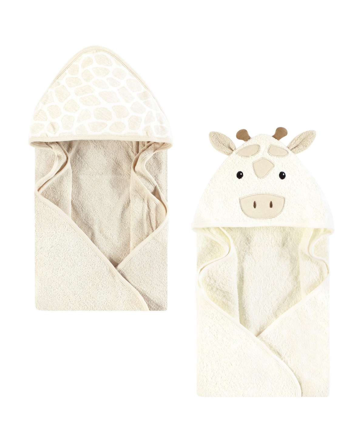 Hudson Baby Unisex Animal Hooded Bath Towel Duo (Cotton-Polyester Blend)