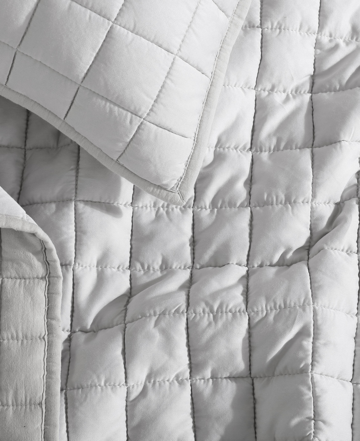 Calvin Klein Lyocell Solid 3-pc. Quilt Set, Queen In Aluminum Gray
