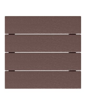 2-Piece Kids Outdoor HDPE Adirondack Chair With Square Side Table Set