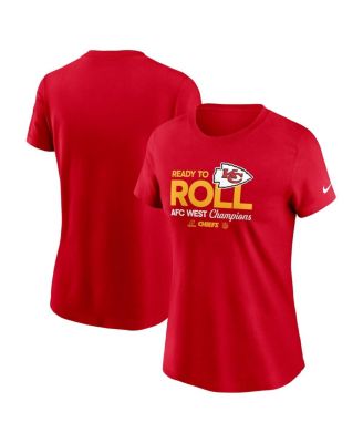 Nike - Women's Red Kansas City Chiefs 2024 AFC West Division Champions Locker Room Trophy Collection T-Shirt