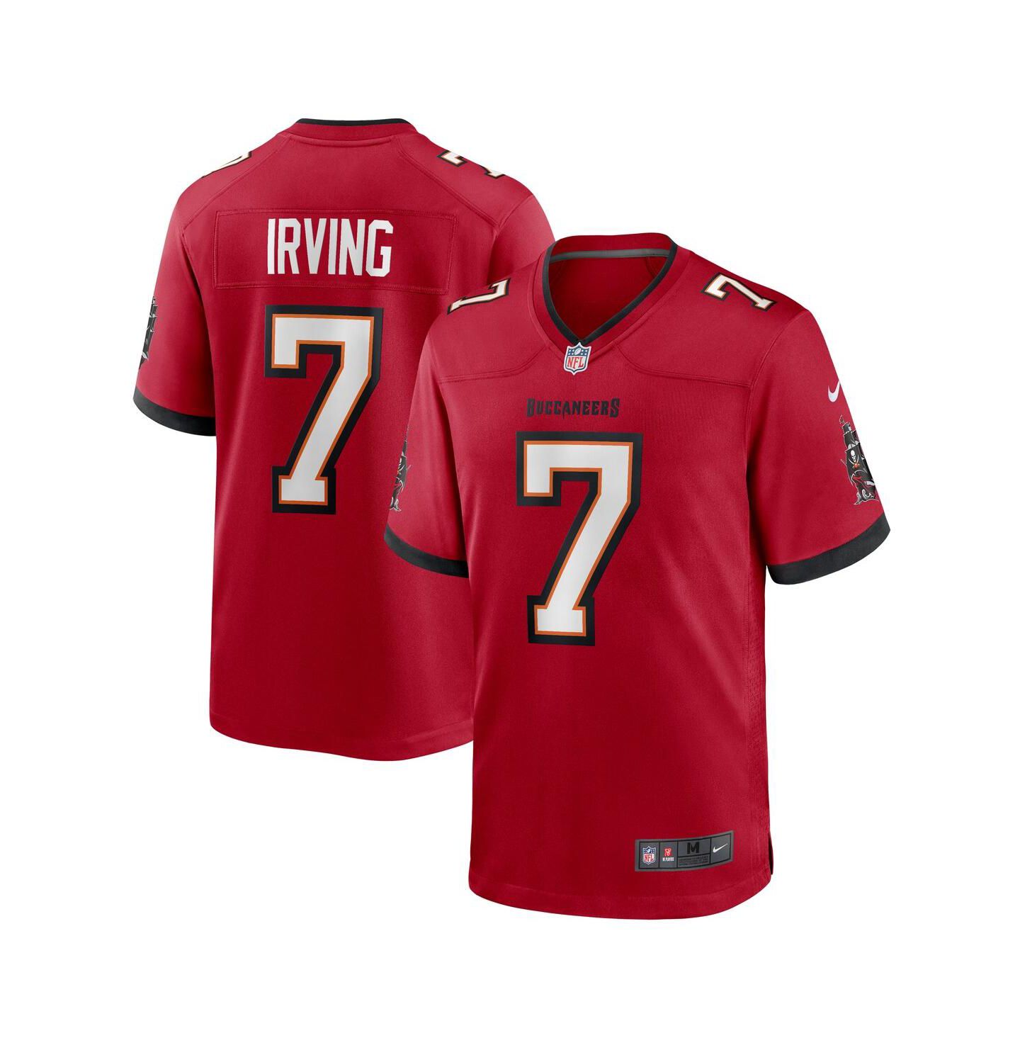 Мужское игровое джерси Nike Bucky Irving Tampa Bay Buccaneers, Red — фото 1