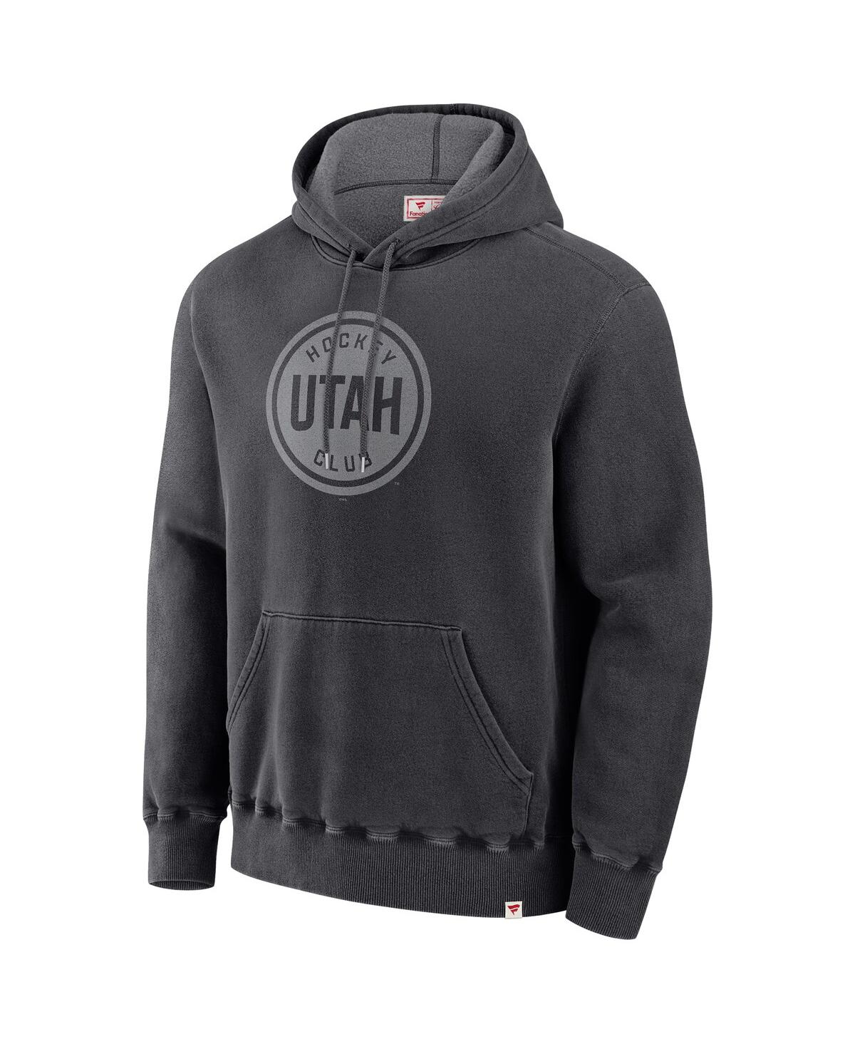 Fanatics Men's Black Utah Hockey Club Made In Canada Pullover Hoodie In Black