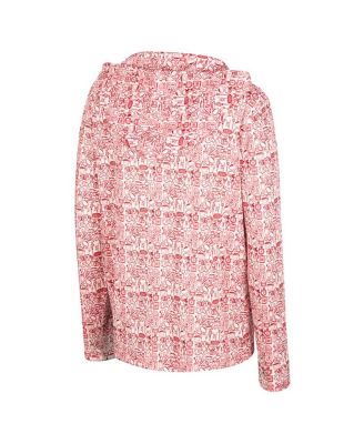 Big Boys and Girls Scarlet Ohio State Buckeyes All-Over Print Hoodie