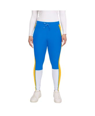 Women's Powder Blue/Gold Los Angeles Chargers Color-Block Leggings