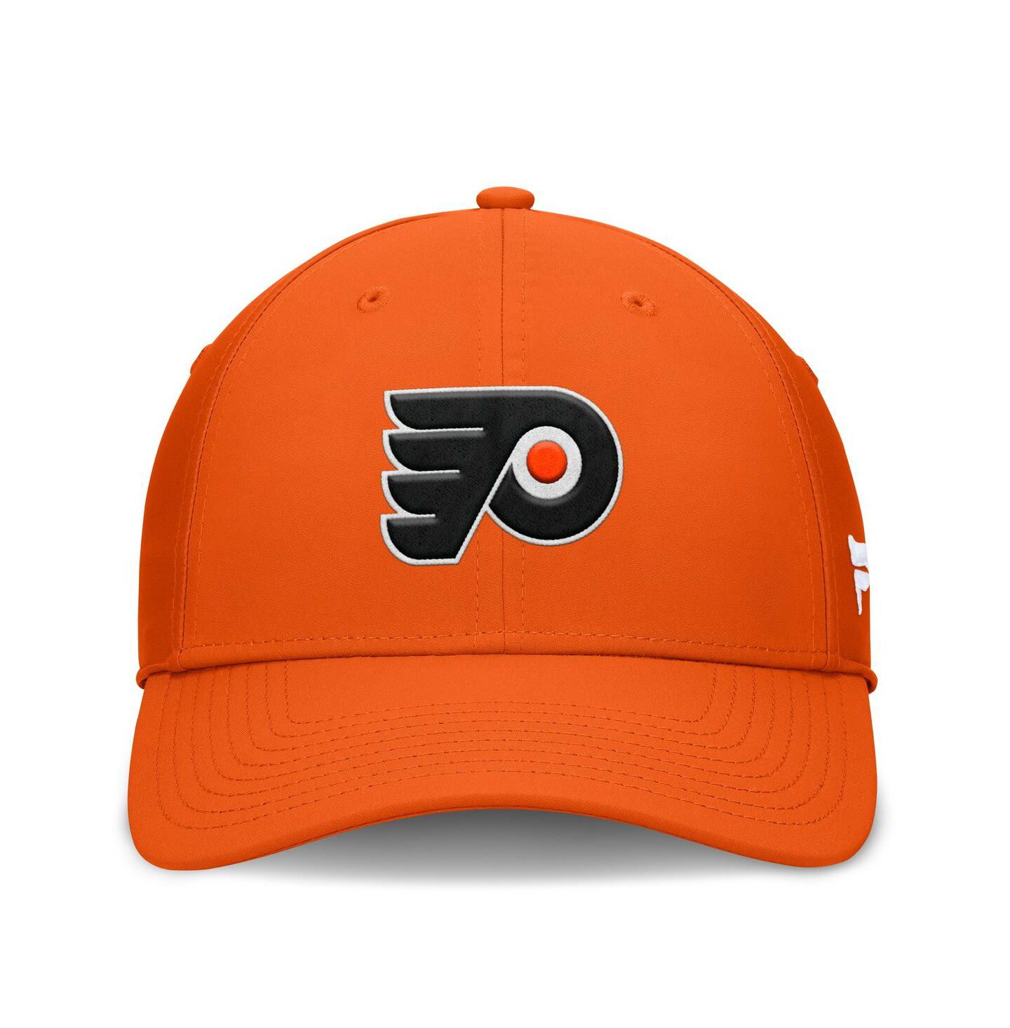 Мужская кепка Fanatics Orange Philadelphia Flyers Core Primary Logo Flex Hat — фото 4