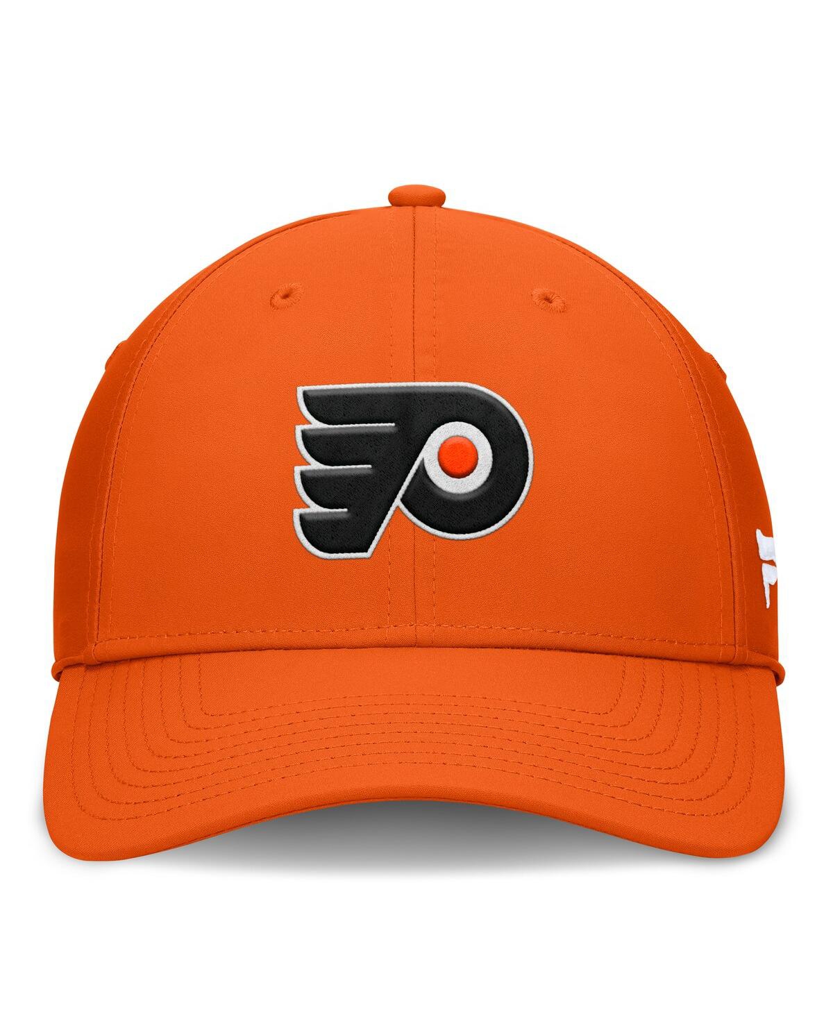 Fanatics Men's Orange Philadelphia Flyers Core Primary Logo Flex Hat In Orange