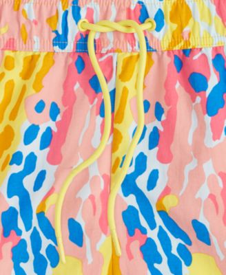 Men's Fashion Animal Regular-Fit Printed Swim Trunks, Exclusively at Macy's 
