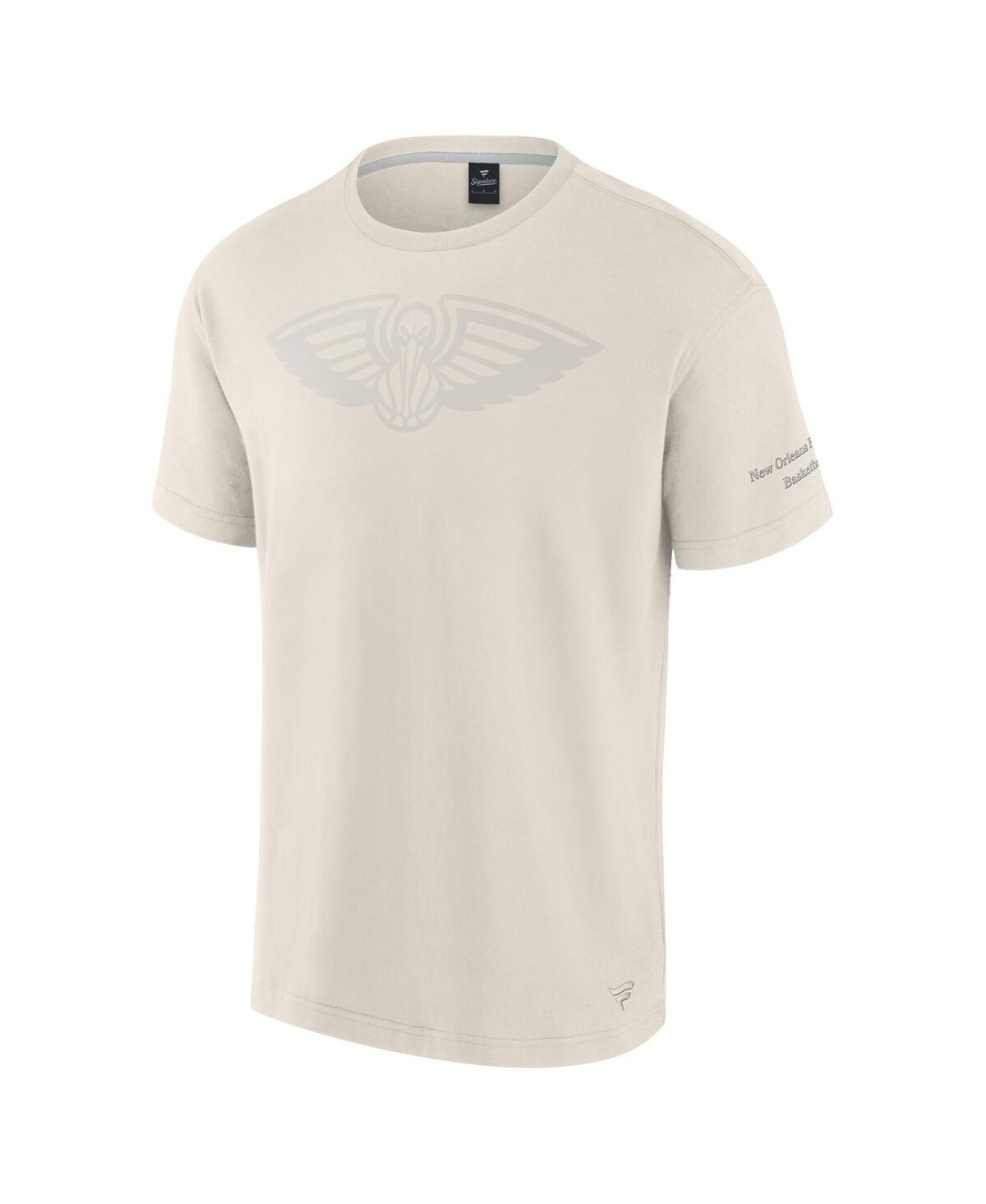 Fanatics Men's Cream New Orleans Pelicans Elements Iconic T-shirt In Cream