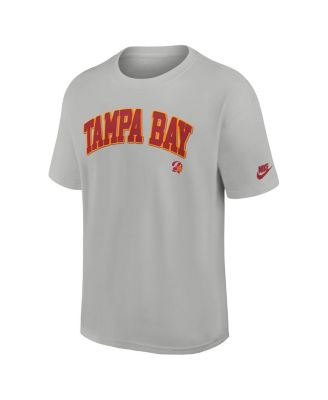 Men's Silver Tampa Bay Buccaneers Rewind Max90 Statement T-Shirt