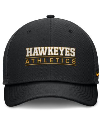 Men's Black Iowa Hawkeyes Rise Adjustable Hat